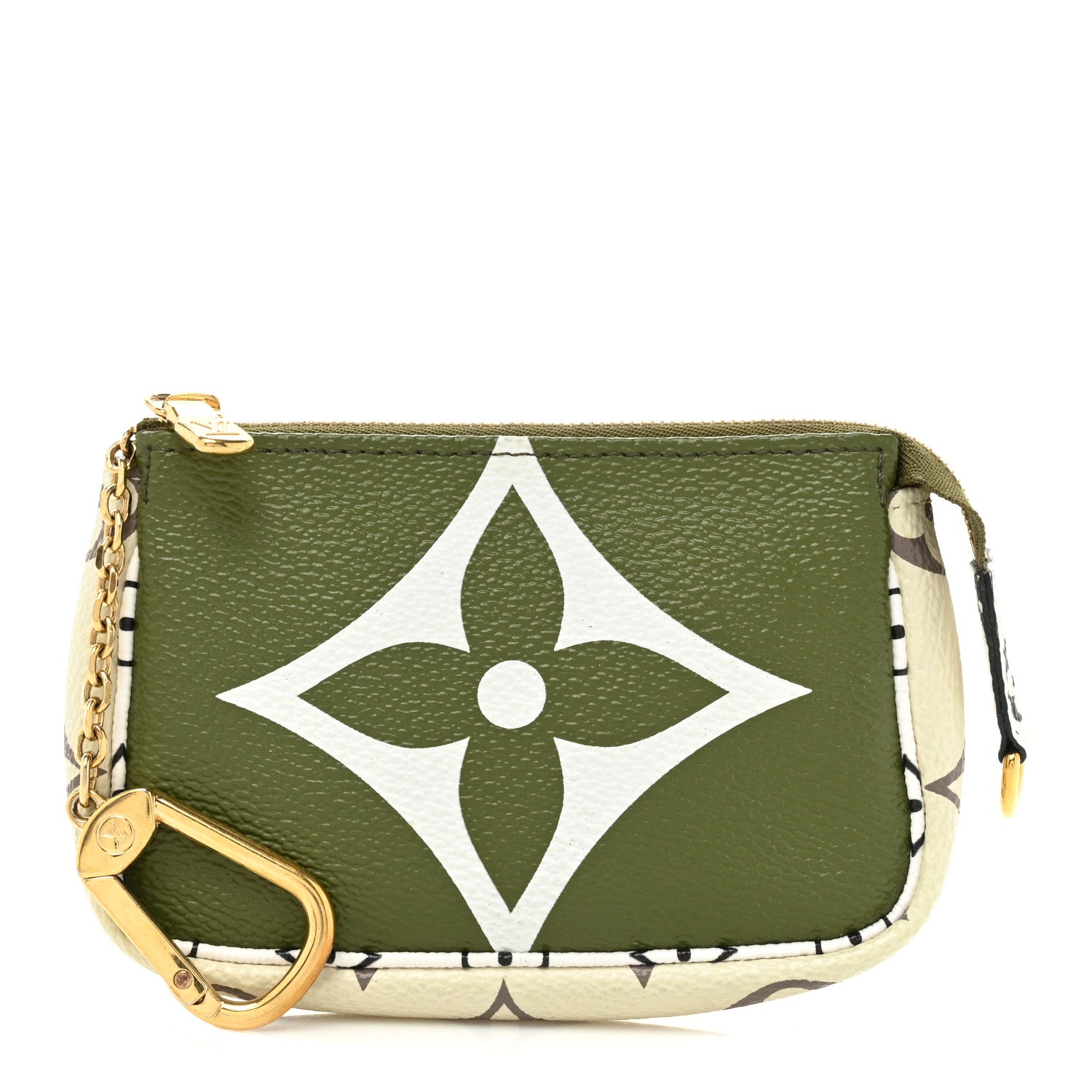 Louis Vuitton Monogram Giant Micro Pochette Accessories Kaki White 1 of 12