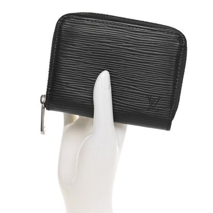 Louis Vuitton Epi Zippy Coin Purse Black 2 of 8