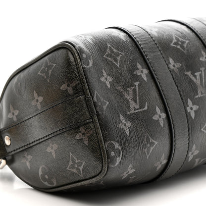 Louis Vuitton Brushed Monogram Eclipse Keepall Bandouliere 25 9 of 11