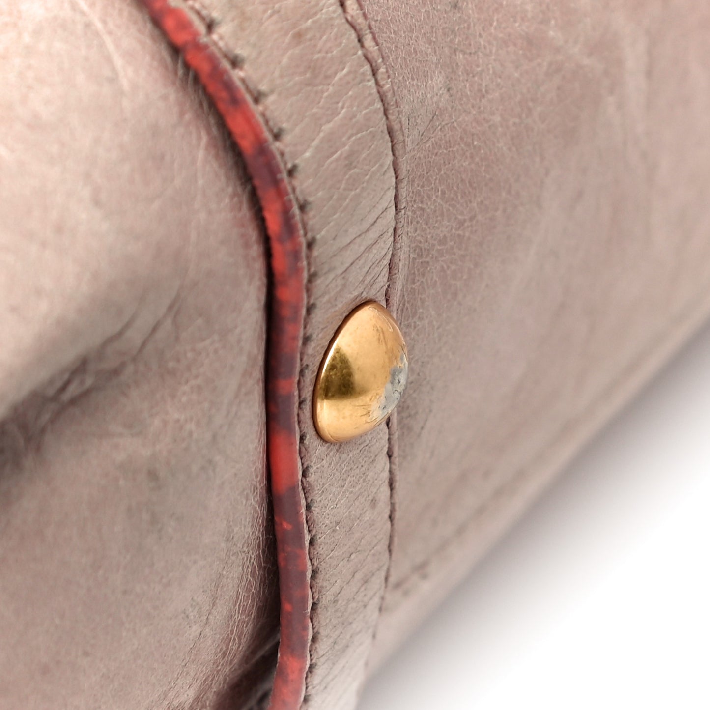 Vitello Lux Large Bow Bag Mughetto