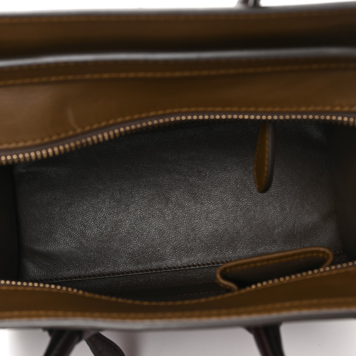 Celine Satin Smooth Calfskin Micro Tri-Color Luggage Rust 5 of 11