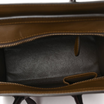 Celine Satin Smooth Calfskin Micro Tri-Color Luggage Rust 5 of 11