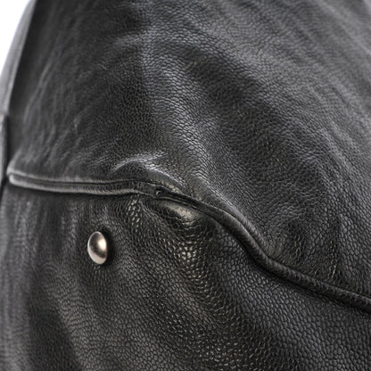 Chanel Distressed Caviar Outdoor Tote Black 16 of 16