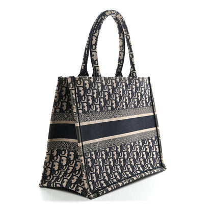 Christian Dior Oblique Medium Book Tote Blue Multicolor 3 of 14