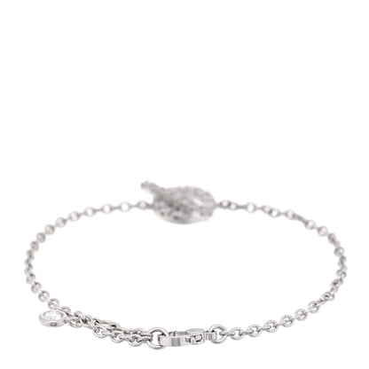 Hermes 18K White Gold Diamond Finesse Bracelet SH 2 of 3