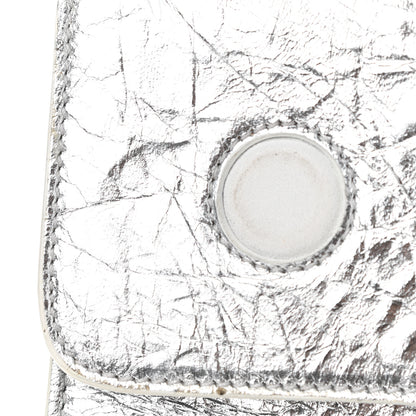 Christian Dior Metallic Calfskin Large Diorever Flap Silver 9 of 12