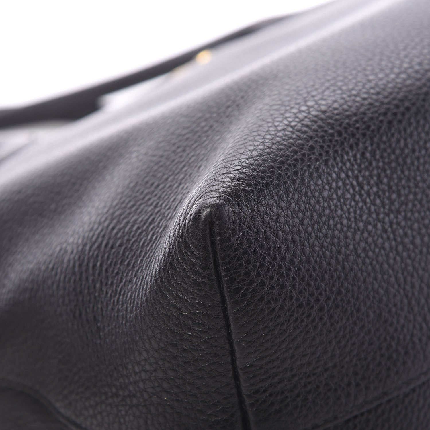 Prada Vitello Daino Tote Black 9 of 15