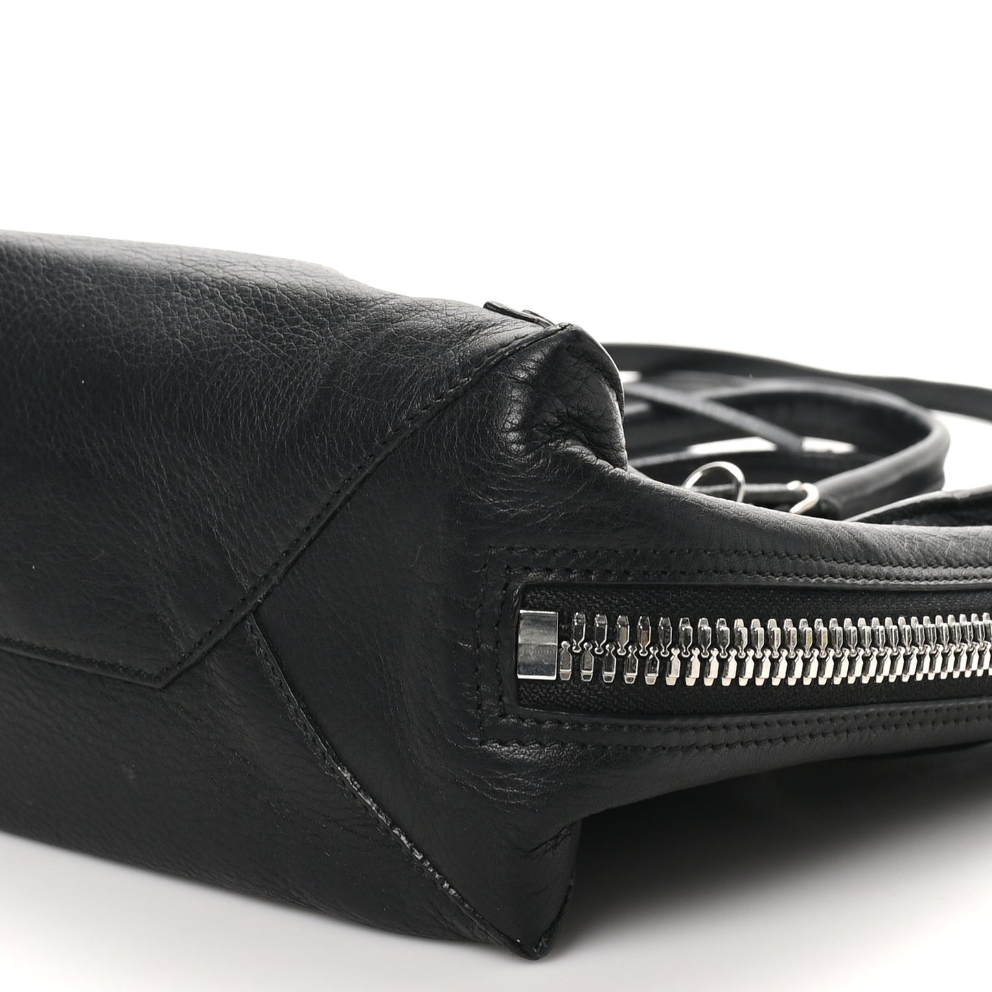 Veau Papier A6 Zip Around Tote Black