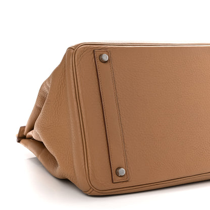 Hermes Taurillon Clemence BIRKIN 40 Tabac Camel 9 of 21