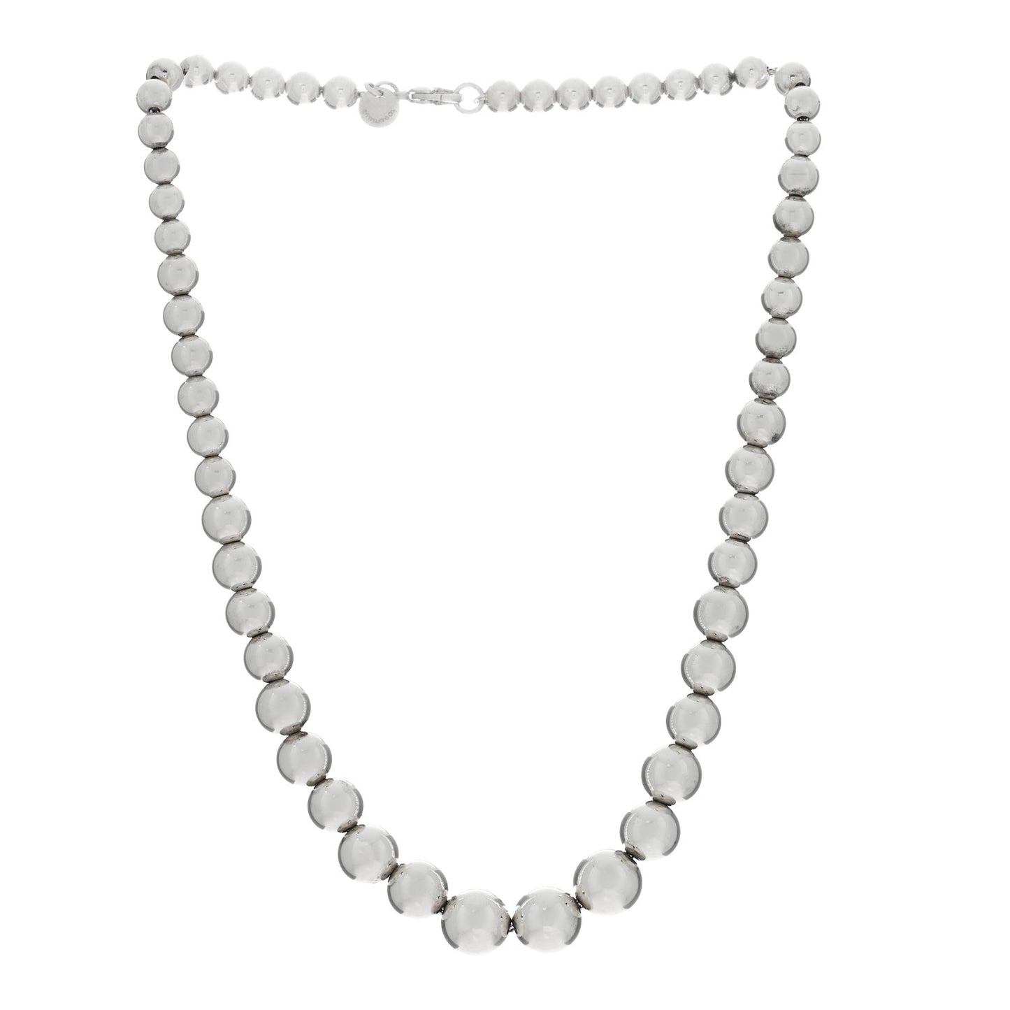 Sterling Silver HardWear Graduated Ball Necklace