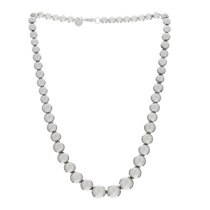 Tiffany Sterling Silver HardWear Graduated Ball Necklace 3 of 4