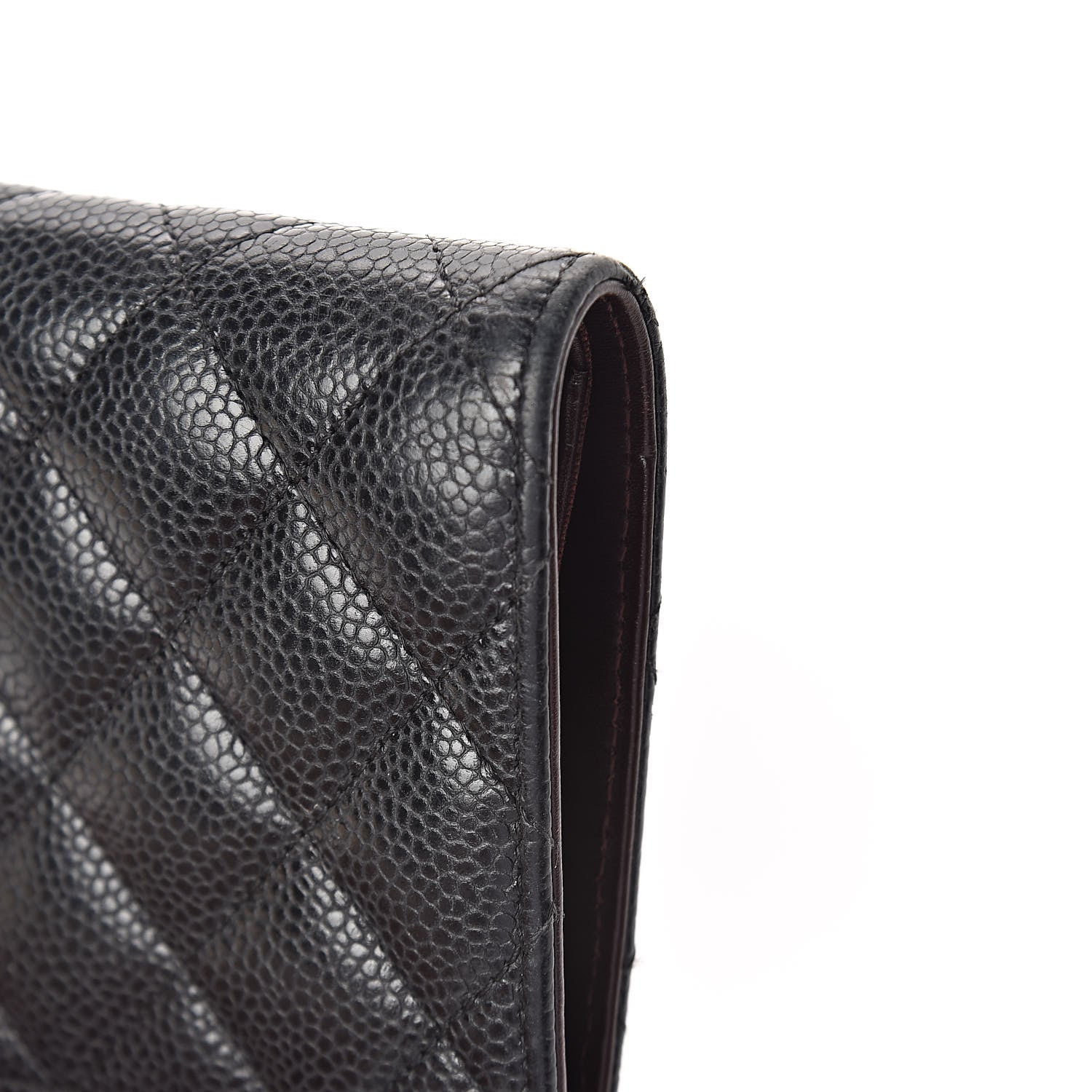 Chanel Caviar Quilted Yen Wallet Black 12 of 12