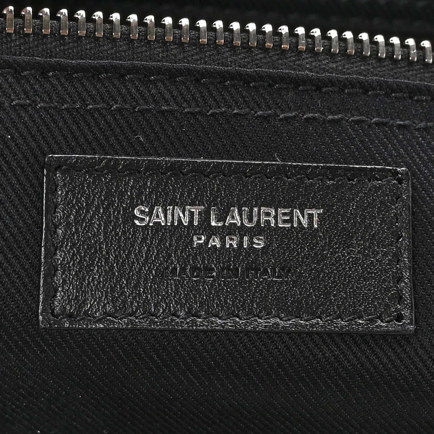 Saint Laurent Vitello Large Rive Gauche Tote Sea Salt 6 of 11
