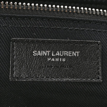Saint Laurent Vitello Large Rive Gauche Tote Sea Salt 6 of 11