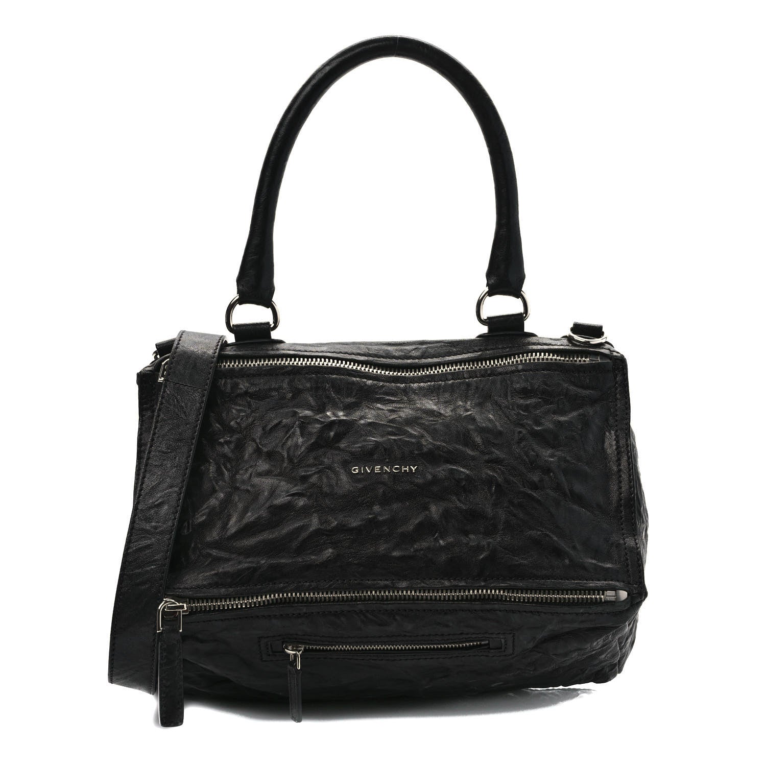 Givenchy Tumbled Sheepskin Medium Pandora Black 1 of 11