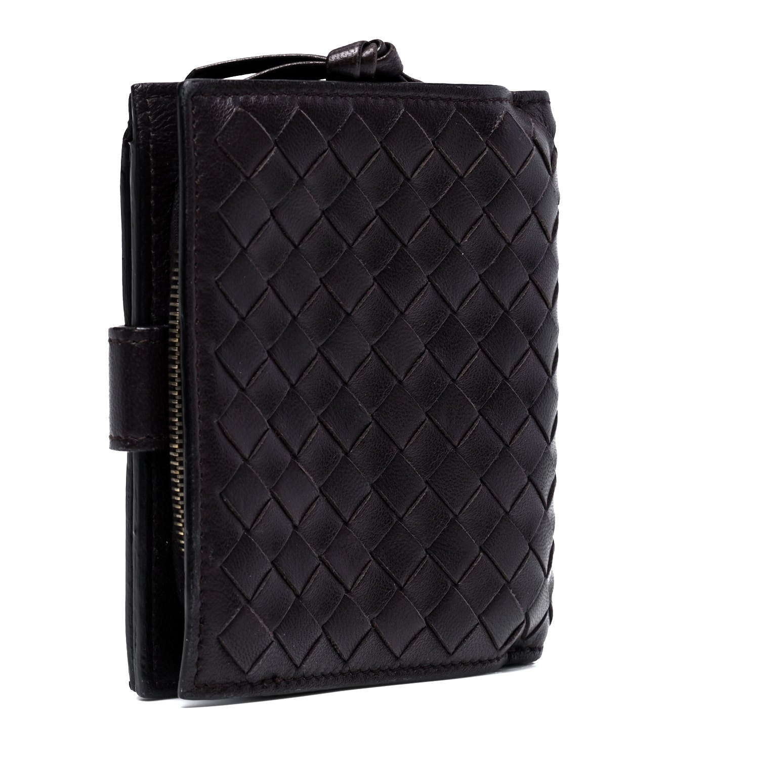 Bottega Veneta Nappa Intrecciato Mini Wallet Espresso 2 of 5