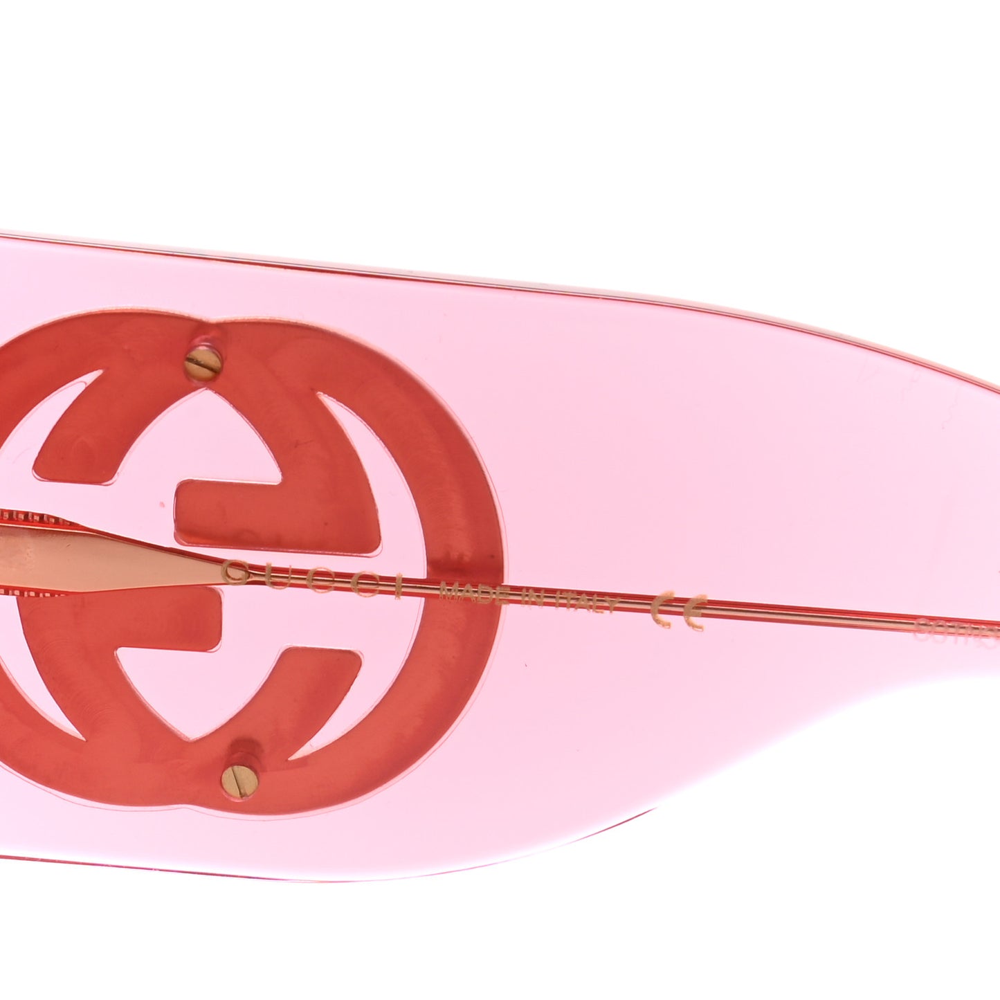 Acetate Crystal Oversize Sunglasses GG0148S Pink