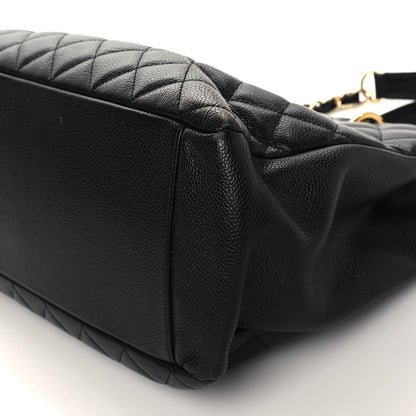 Chanel Caviar Quilted Grand Shopping Tote GST Black 9 of 9