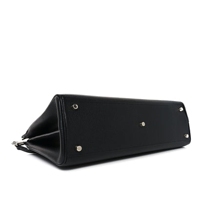 Gucci Grainy Calfskin Medium Zumi Top Handle Bag Black 6 of 19