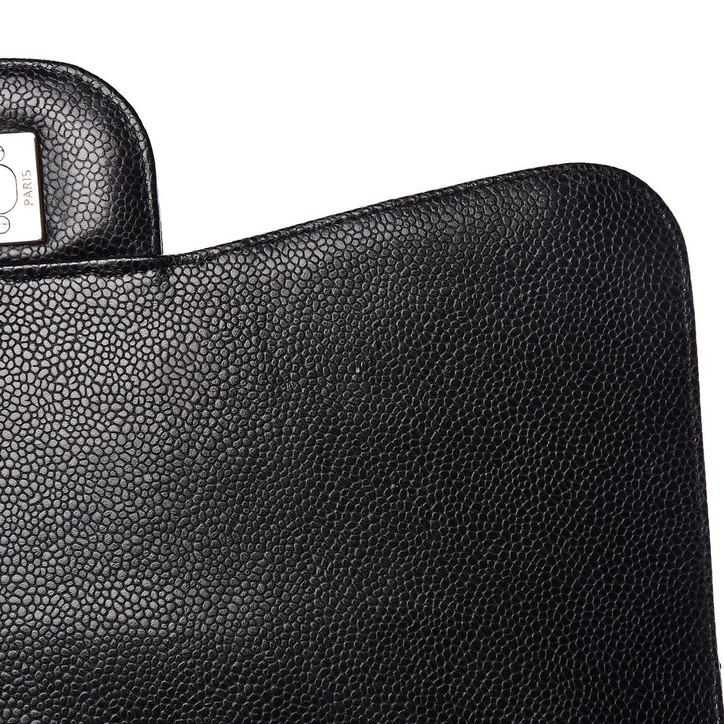 Caviar Quilted Jumbo Single Flap Black