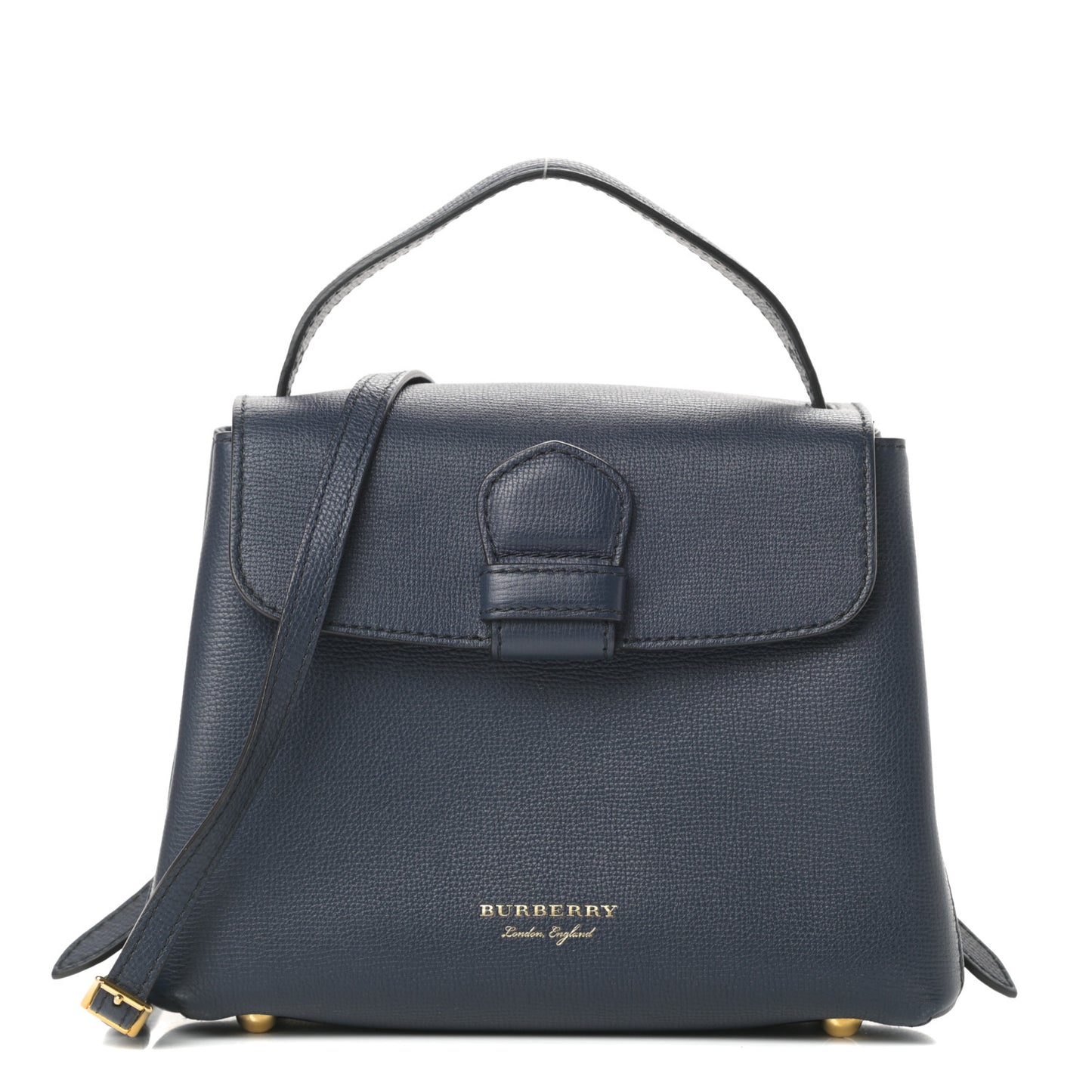 Derby Calfskin House Check Small Camberley Ink Blue