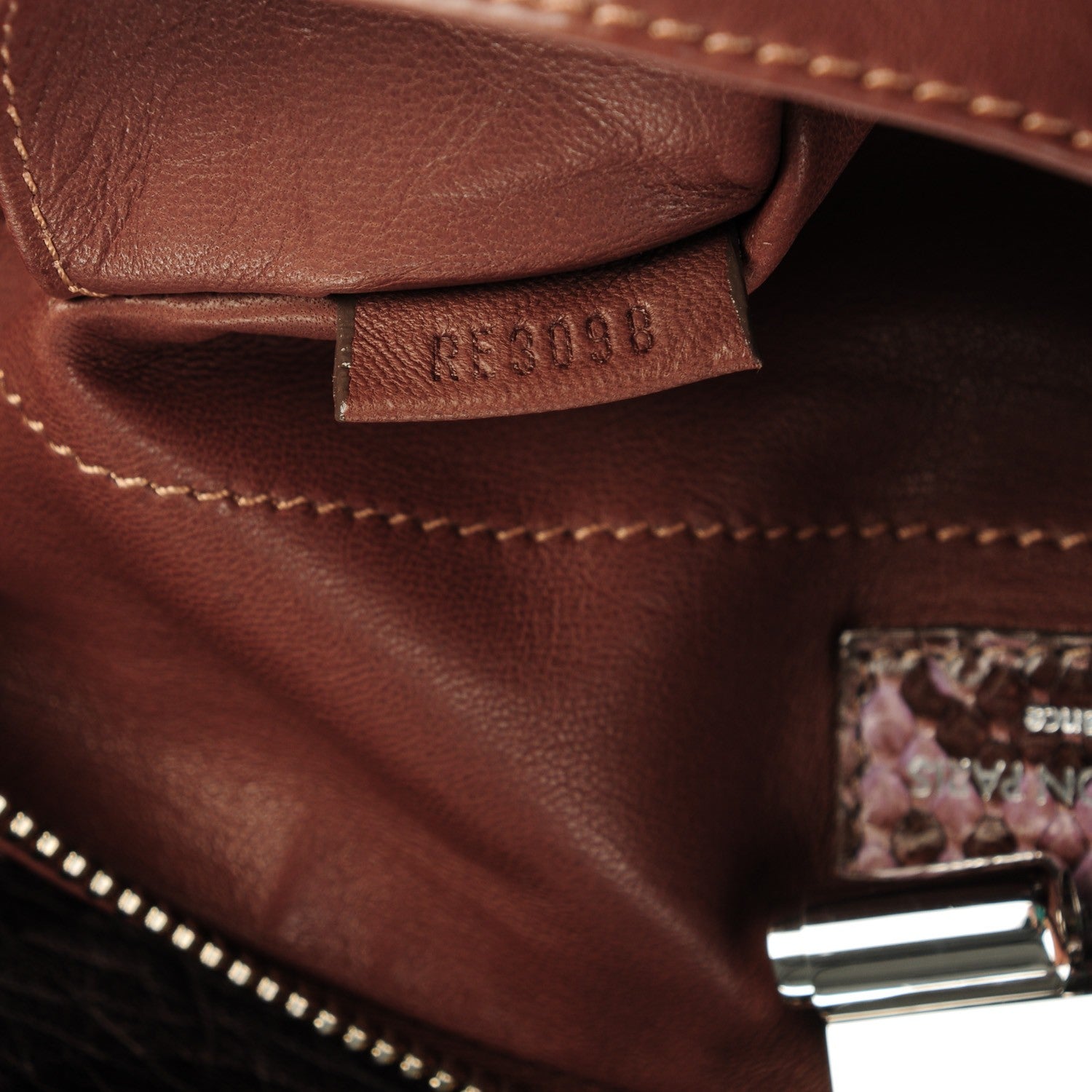 Louis Vuitton Python Lambskin Monogram Collage Lutece Grey 7 of 7