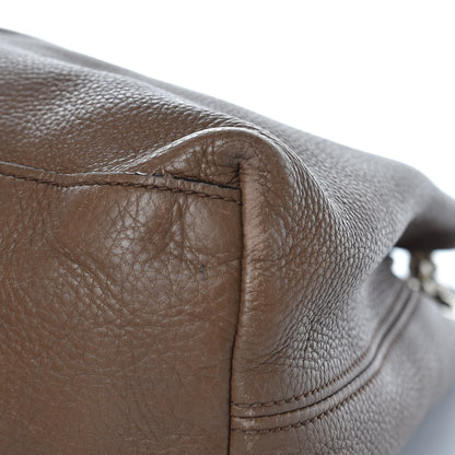 Gucci Pebbled Calfskin Medium Soho Chain Shoulder Bag Maple Brown 12 of 21