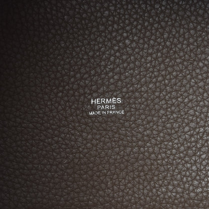 Hermes Taurillon Clemence Picotin Lock 18 PM Etoupe 6 of 12