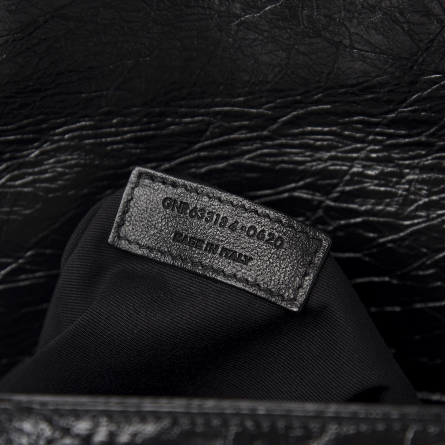Saint Laurent Crinkled Calfskin Matelasse Monogram Medium Niki Chain Satchel Black 10 of 11