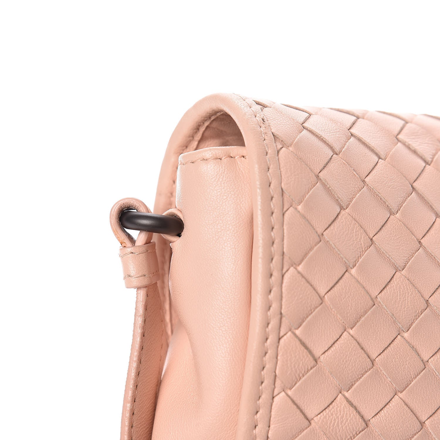 Bottega Veneta Nappa Intrecciato Mini Flap Crossbody Lotus 20 of 21