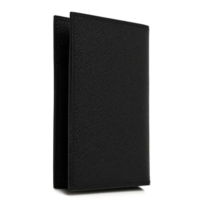 Hermes Epsom MC2 Euclide Card Holder Case Black 3 of 8