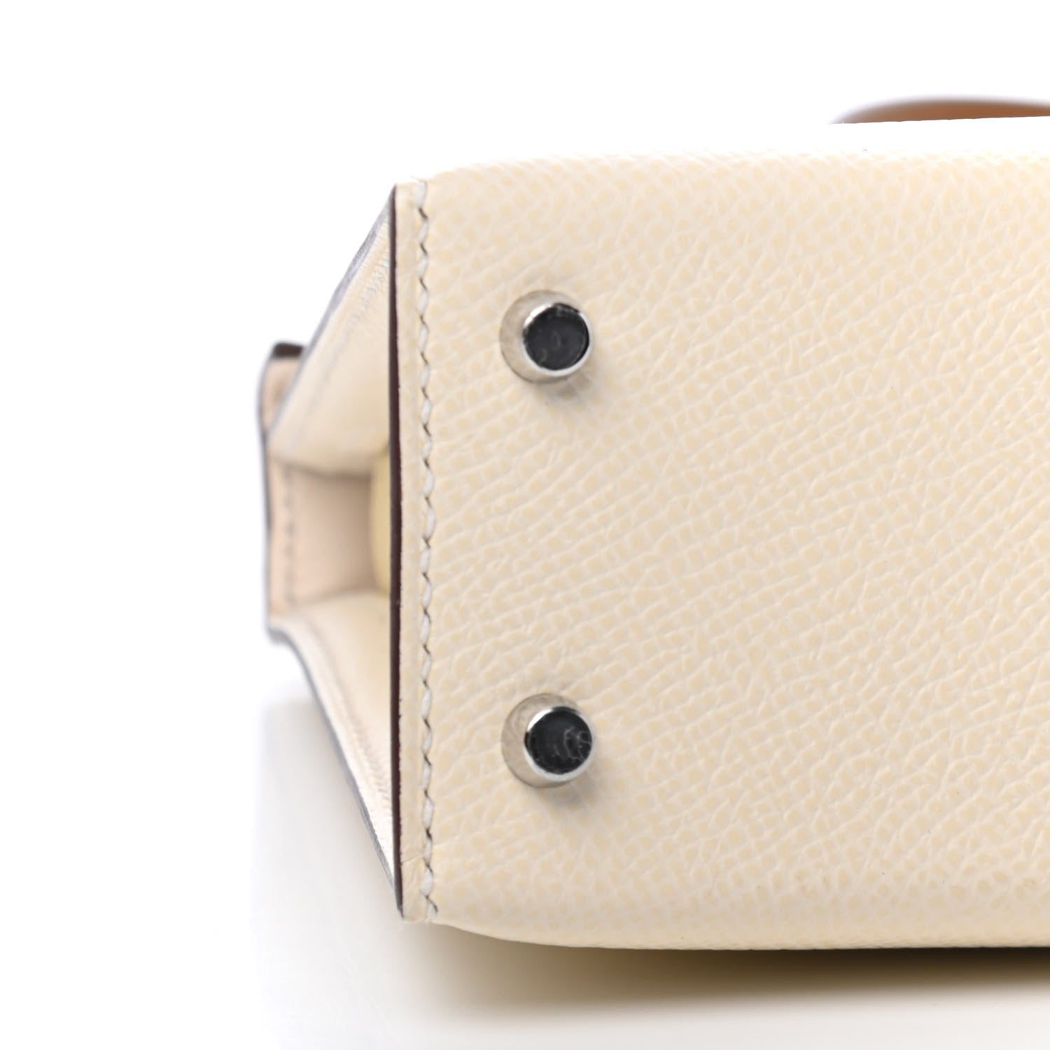 Hermes Epsom Mini Kelly Sellier 20 Nata Jaune Poussin Sesame 10 of 12