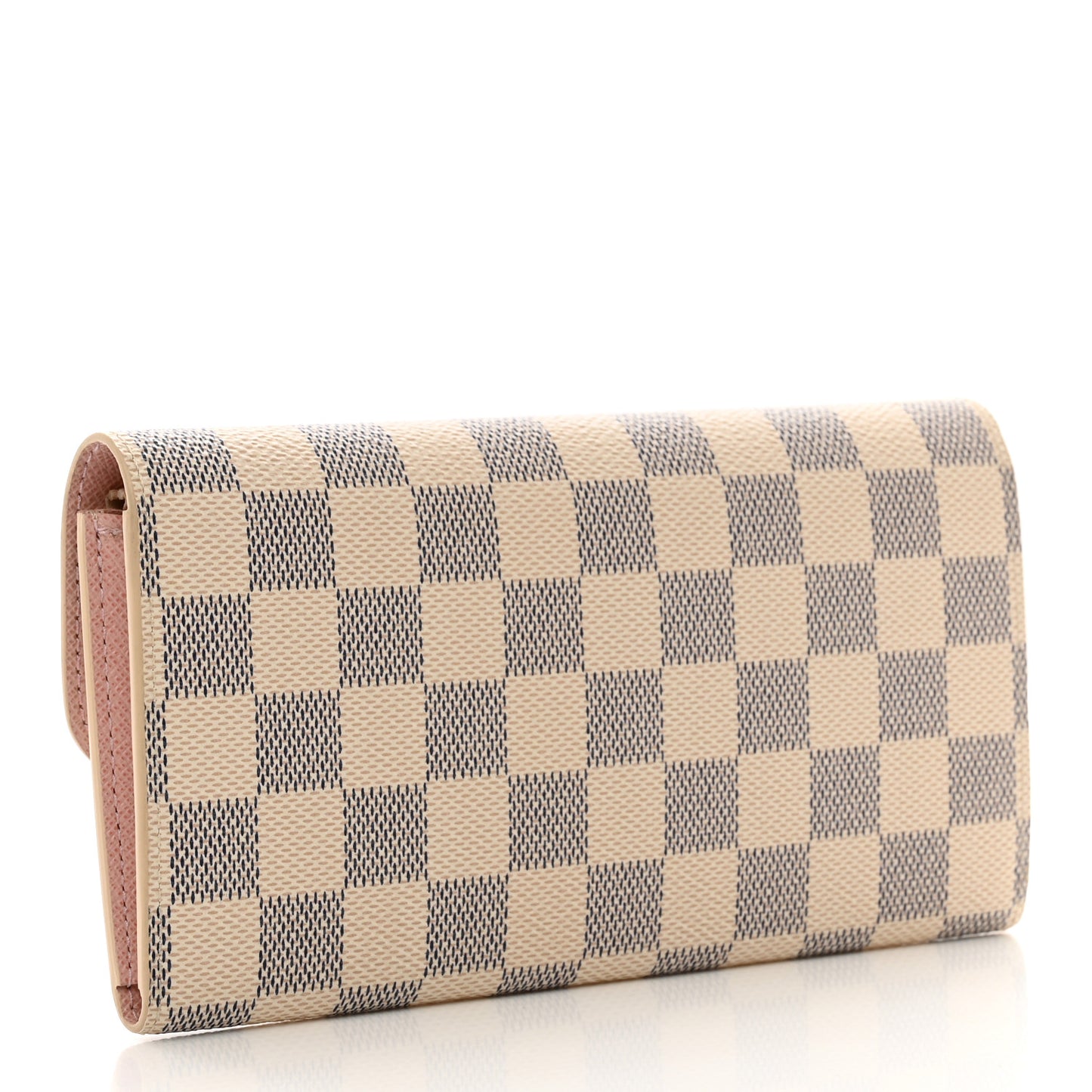Damier Azur Emilie Wallet Rose Ballerine