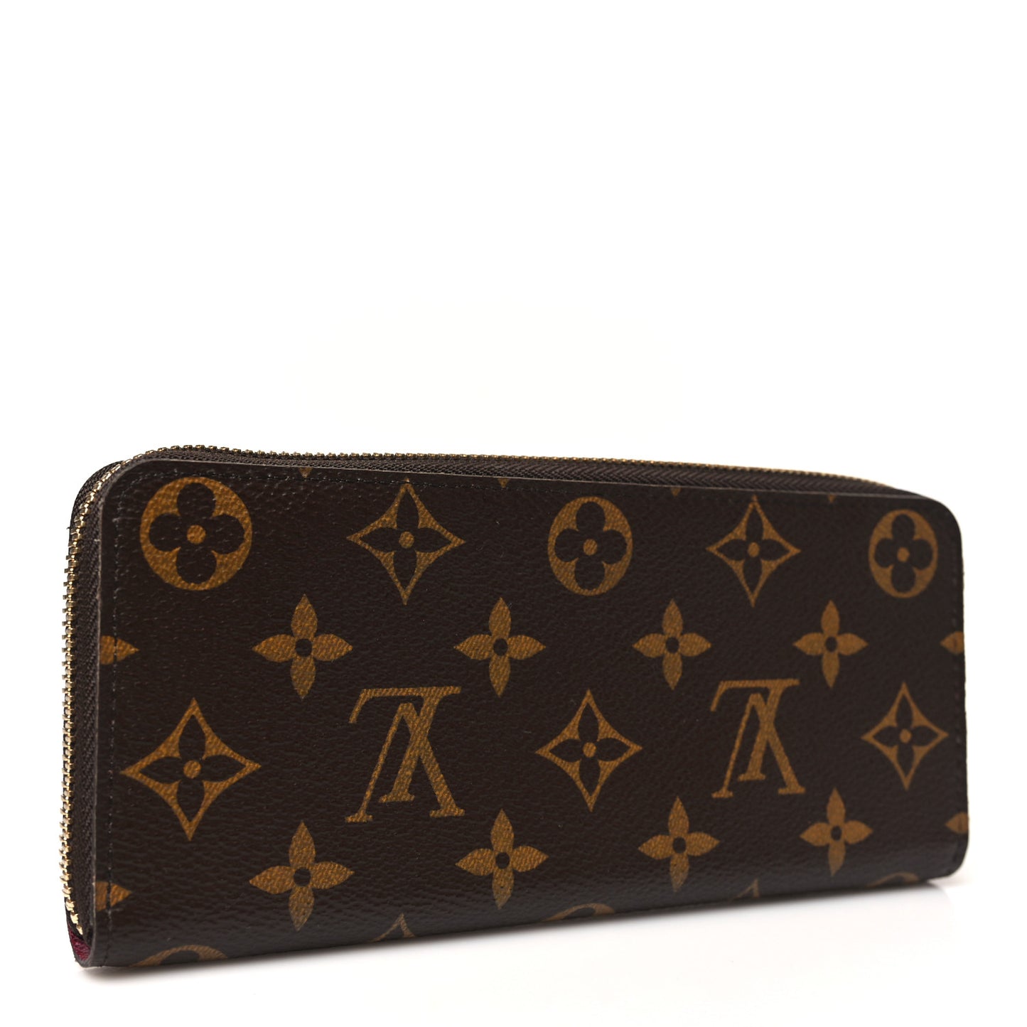 Monogram Clemence Wallet Fuchsia