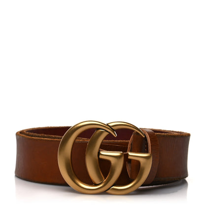 Gucci Faded Calfskin Double G 40mm Belt 85 34 Cuir 1 of 5