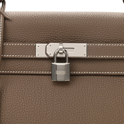 Hermes Togo Kelly Retourne 32 Etoupe 8 of 11