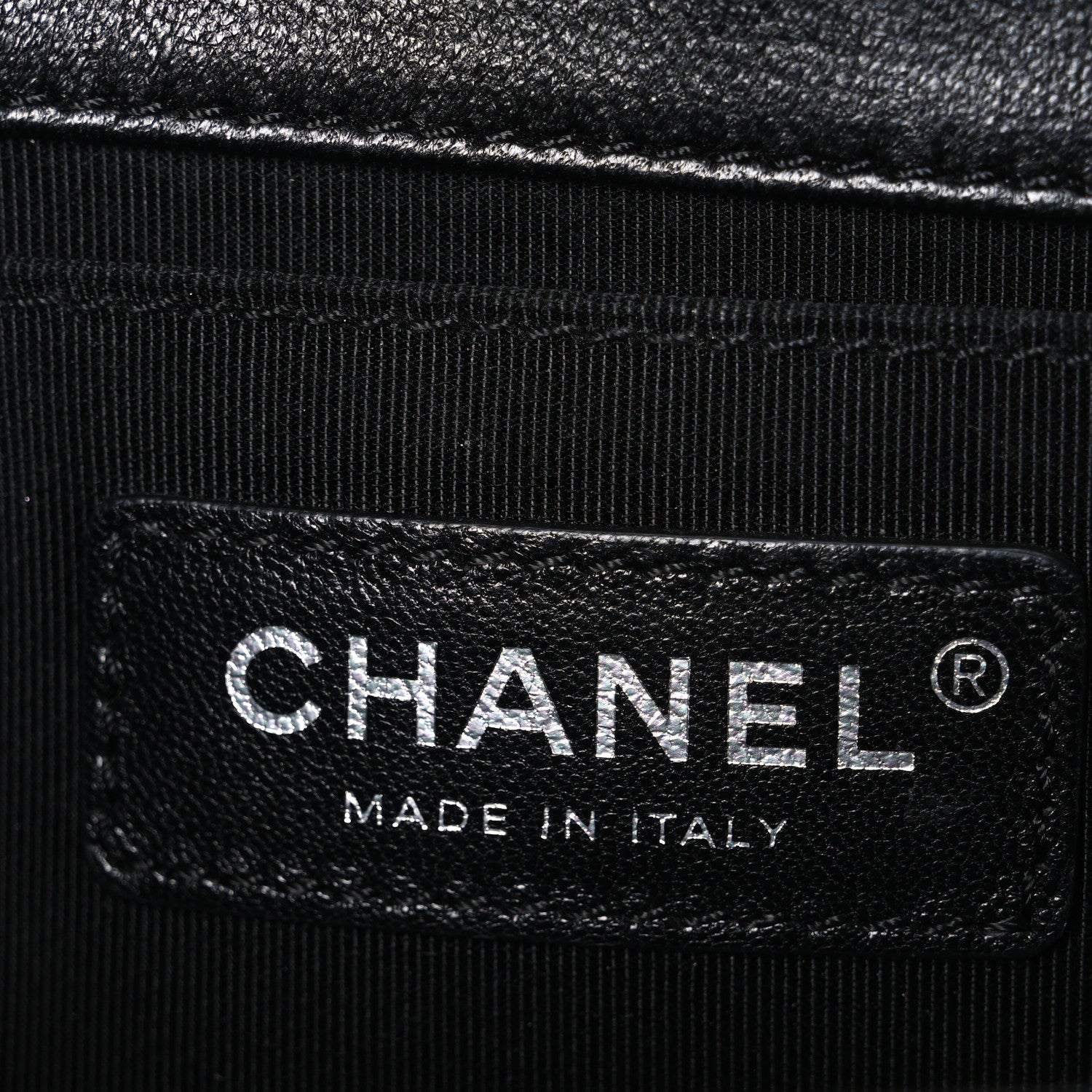 Chanel Lambskin Quilted Medium Boy Flap Black 6 of 10