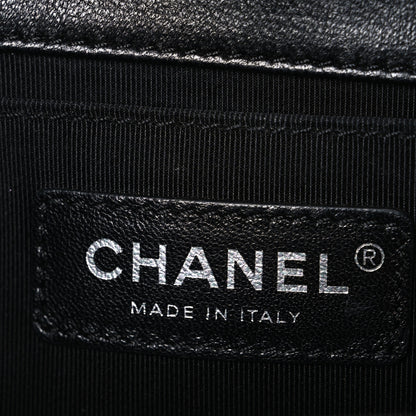 Chanel Lambskin Quilted Medium Boy Flap Black 6 of 10
