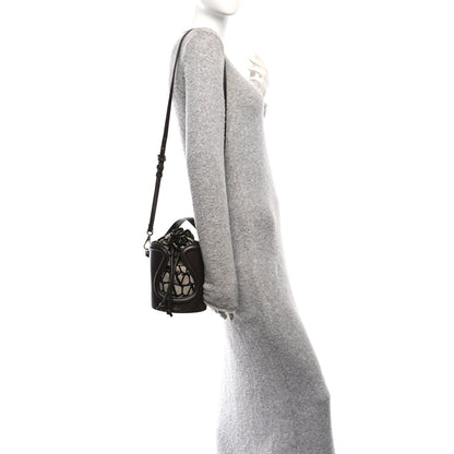 Valentino Garavani Toile Iconographe Nappa Le Cinquième Bucket Bag Naturale Black Fondant 2 of 15