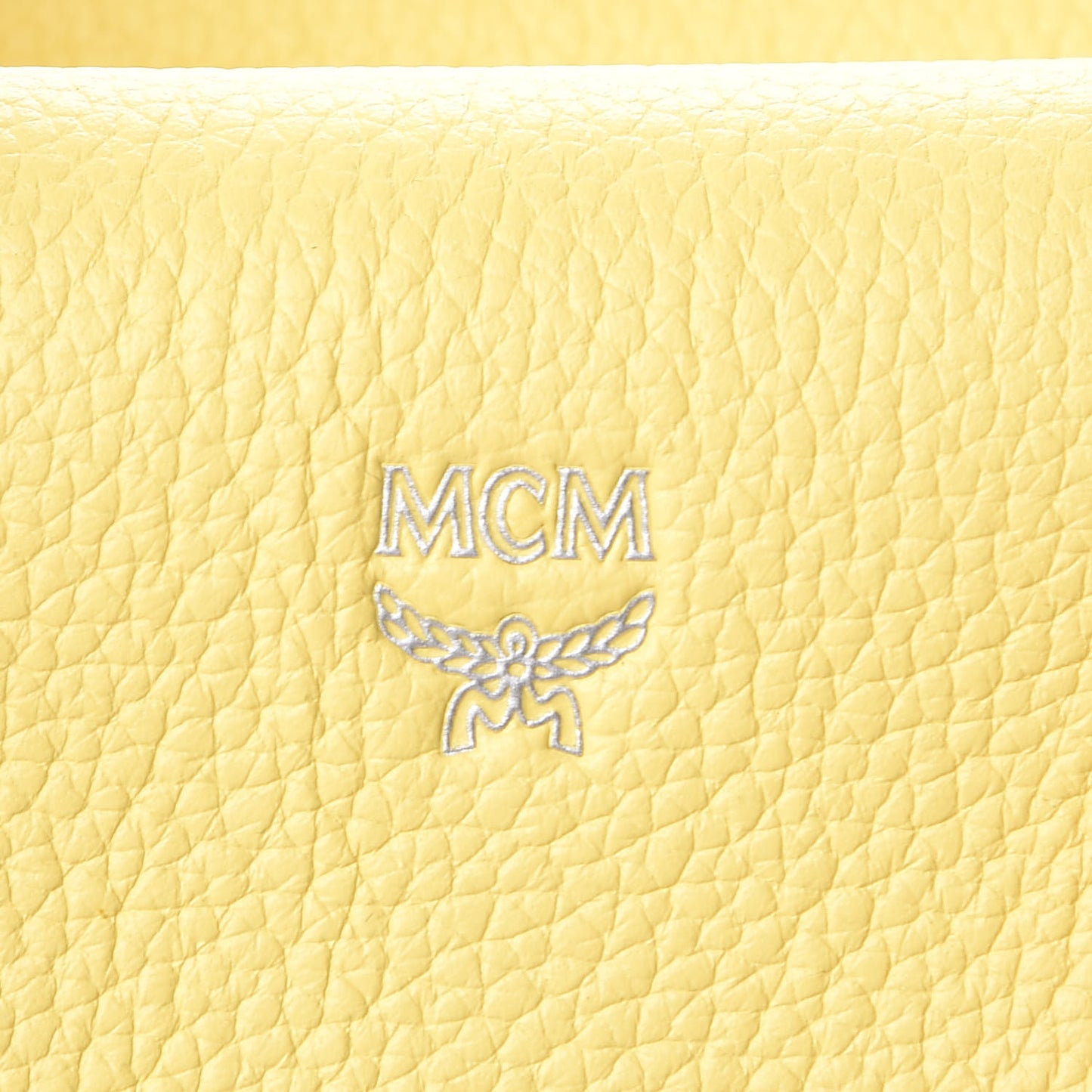 Grained Calfskin Medium Milla Tote Custard Yellow