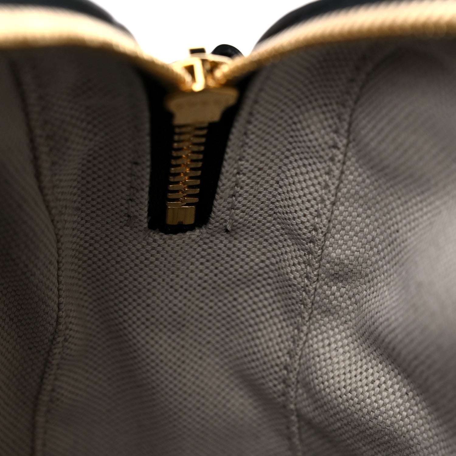 Gucci Calfskin GG Matelasse Shoulder Bag Black Natural 13 of 13