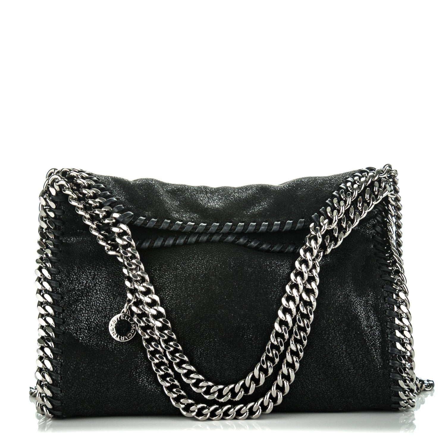 Stella McCartney Shaggy Deer Mini Falabella Tote Black 1 of 7