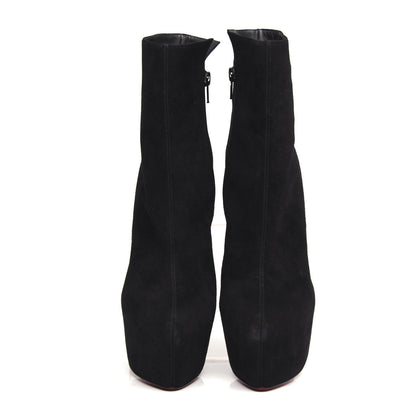 Christian Louboutin Suede Daf Booty 160 Ankle Boots 39 Black 5 of 9