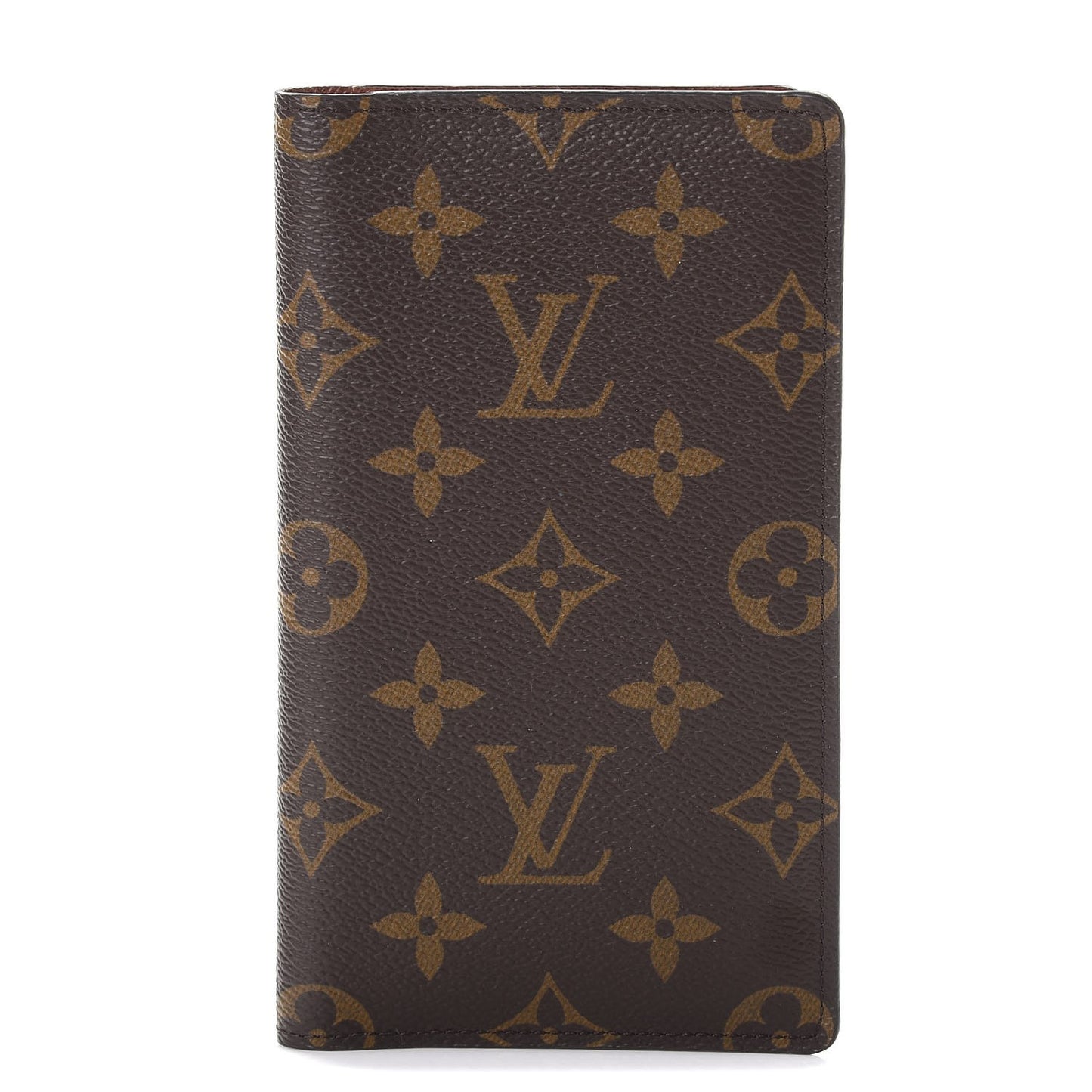 Monogram Checkbook Holder Wallet