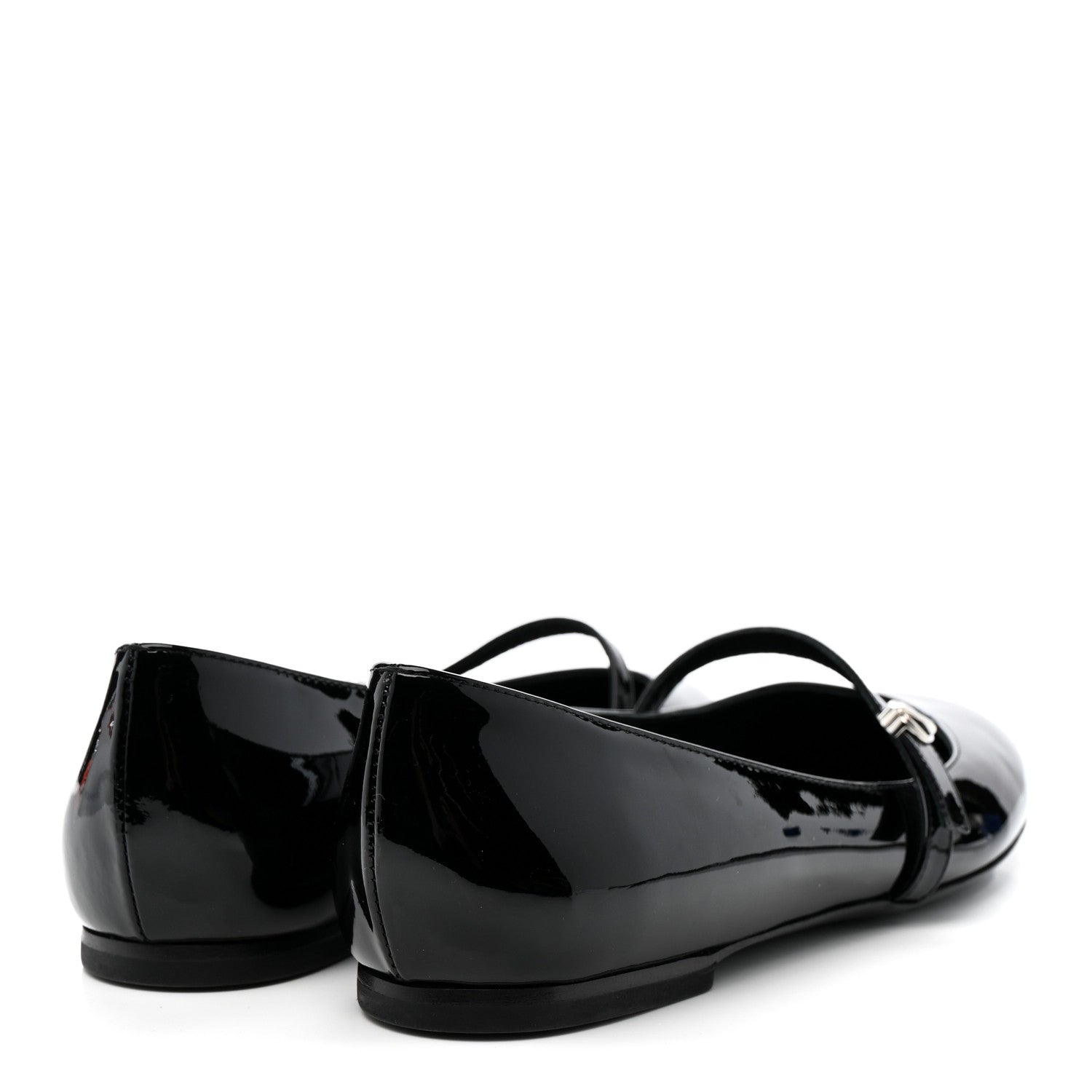 Louis Vuitton Patent Uniformes Ballet Flats 37.5 Black 5 of 10