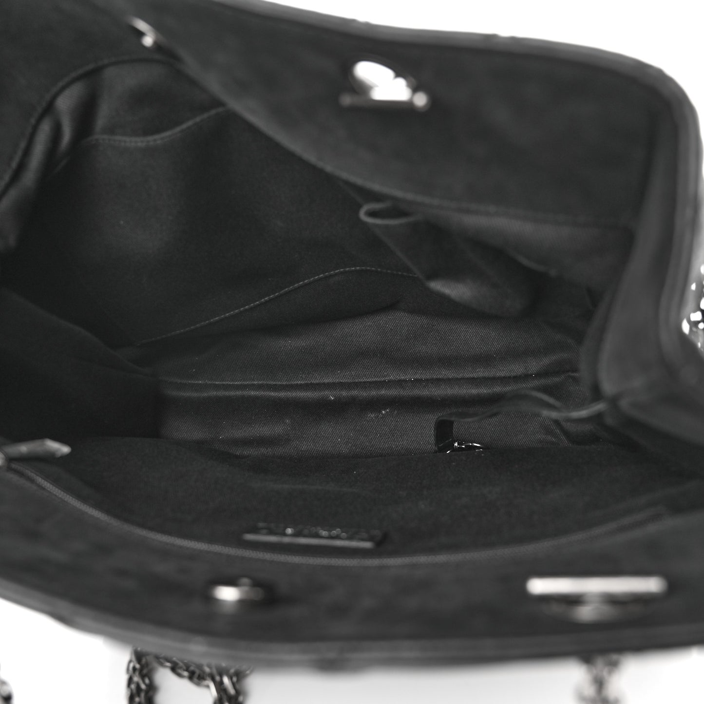 Iridescent Calfskin Quilted Reissue 2.55 Tote Black