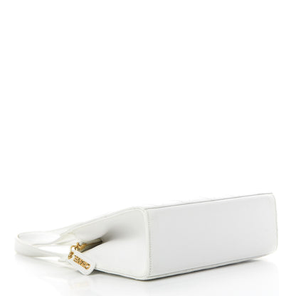 Chanel Caviar Quilted Top Handle Bag White 4 of 12