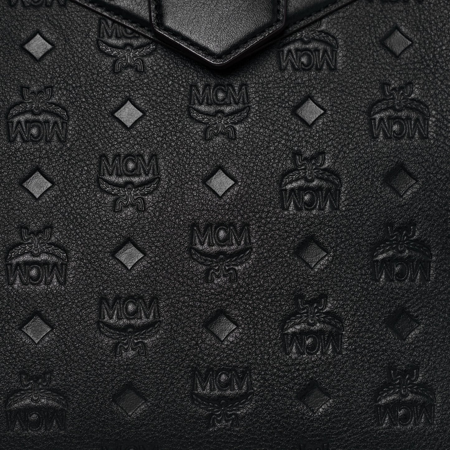 Calfskin Ottomar Monogram Medium Essential Tote Black