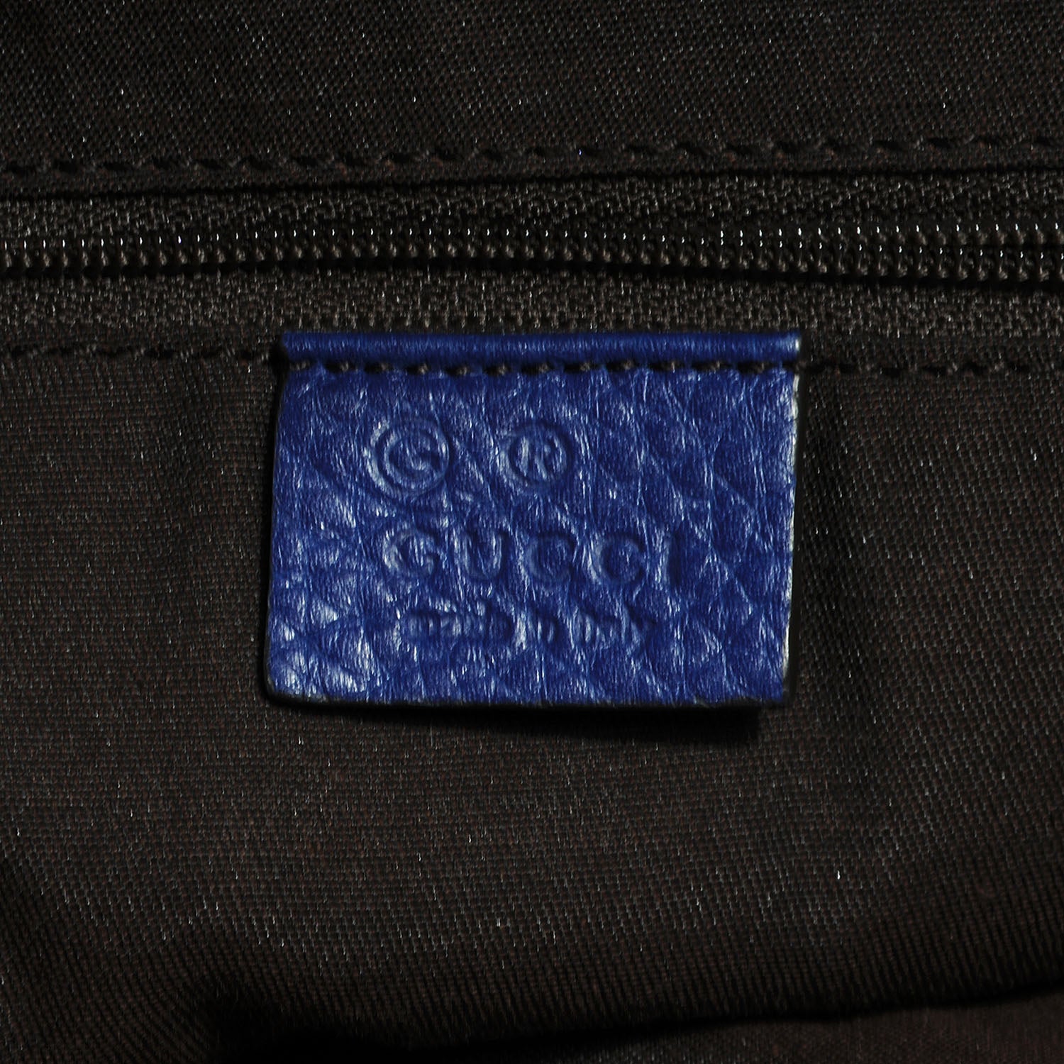 Gucci Guccissima Large Tote Blue 7 of 9