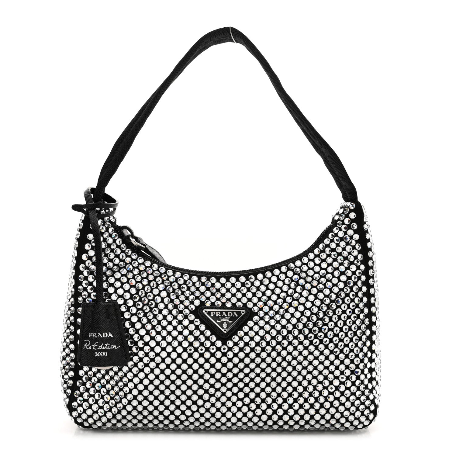 Prada Satin Crystal Mini Re-Edition 2000 Bag Cristal 1 of 10